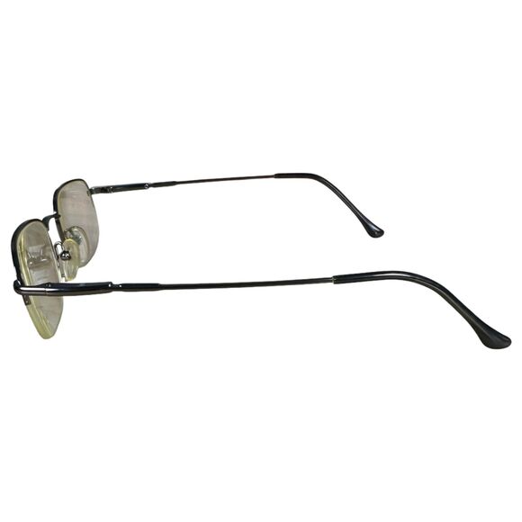 Brooks Brothers Italy 1172 Half Rim Charcoal Silver Frames Glasses –Needs Lenses - Picture 4 of 5